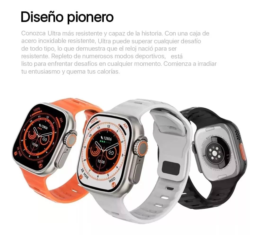 Miniatura 3 de RELOJ INTELIGENTE T800 ULTRA